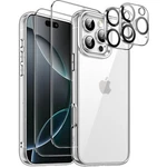 5 In Case For Iphone 16 Max With Screen And Camera Lens Protectors. Fixed Price $16.99.