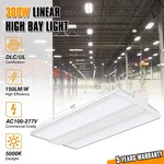 45000LM 300W Super Bright Led Linear High Bay Shop Lighting Fixture Warehouse Ul. Fixed Price $114.40.