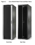 42U Cisco R42610 Server Rack Cabinet W/ Front & Rear Doors, Shelf For Apc Batt. Fixed Price $600.00.
