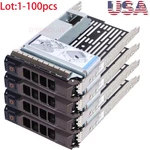 Lot Dell Drive 3.5" 2.5" Adapter Caddy Tray 9W8C4 F238F R320 R420 T610 R530 R630. Fixed Price $650.00.