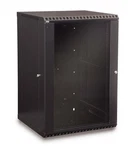 Kendall Howard 18U Fixed Wall Mount Rack Cabinet W/ Glass Door 3140-3-001-18. Fixed Price $499.95.