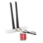 Fenvi Wifi 6E Desktop Upgrade Kit With Intel AX210-5400MBPS Tri-band 6GHZ & Bt. Fixed Price $40.04.