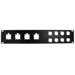 Prox T-P2-4X8 Unit Unloaded Rack Panel For Xlr-d And NL4 Speakon NAC3. Fixed Price $15.99.