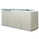 Mayline Medina Series Engineered Wood Reception Station Sea Salt Gray. Fixed Price $2418.25.