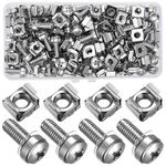110 PCS/55 Set Rack Mount Screws And Cage Nuts For Server Cabinet. Fixed Price $14.20.
