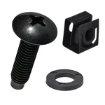 Rackgold Black 10-32 Slide-on Cage Nut & Screws W/washers 25-PACK Usa Made. Fixed Price $32.53.