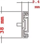 Kri 20-INCH Sliding Rails For Most 1U/2U/3U/4U Rackmount Chassis. Fixed Price $35.00.