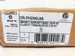Ortronics OR-PHD66U48 48-PORT Clarity CAT6 Patch Panel, Six-port Modules, New!. Fixed Price $379.99.