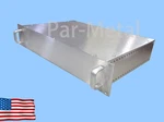 2U Diy All Aluminum Par Metal Rackmount Chassis Enclosure 12-19123N. Fixed Price $121.00.