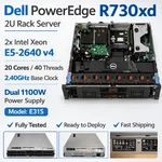 Lot Of 48 Dell Poweredge R730XD Server 2X Xeon E5-2640 V4 20C 1100W E31S 2U Lff. Fixed Price $9000.00.