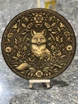 Handcrafted 10.5" Fox Wall Art Laser Engraved Basswood Rustic Animal Decor. Fixed Price $65.00.