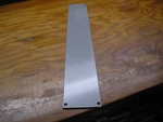 Hard To Find Bud Aluminum Rack Panel Blank 3-1/2" X 24" 1/8" Metallic Gray. Fixed Price $38.00.