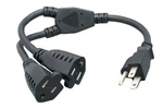 1 In 2 Ac Power Cord Splitter - Outlet. Fixed Price $5.75.