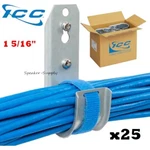 25 Pack 5/16" J-hook Wall Ceiling Mount Route Network Cable Lot ICCMSJHK33. Fixed Price $45.69.