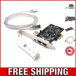 Pcie 1394A Firewire Expansion Card With External Ports High-speed Transfer. Fixed Price $33.99.