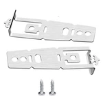 2-PACK Mounting Bracket, Compatible With Ge Dishwashers, Stainless. Fixed Price $10.62.
