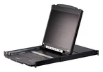Rackmount Kvm PS/2-USB Vga W/lcd Display Aten CL5808N. Fixed Price $829.00.