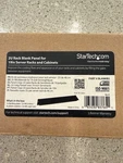 Startech 2U Rack Blank Panel 19 Server Cabinet Cover Plate New. Fixed Price $9.09.