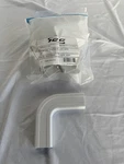 Icc ICRW12EOWH Flat Elbow 1/4IN White 9 Pack. New. Raceway Wire Mold Conduit. Fixed Price $29.00.