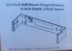 ICCMSABR62 Bracket Wall Mount Ez-fold 6IN. Deep 2U Space. Fixed Price $39.99.