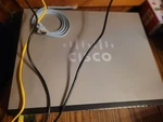 New Cisco SF220-48P Port Gigabit Ethernet Switch With Power Supply And Cables. Fixed Price $334.00.
