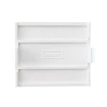Panduit CHB2WH-X Pan-net Mini-com 1/2 Blank Insert, White, (10 Pack). Fixed Price $9.38.