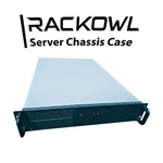 Rackowl 2U Rackmount Server Case Chassis 8* Hdd Bays, E-atx Mobo, 4X80MM Fans. Fixed Price $129.99.