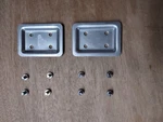 Pair Apc Smart Ups Mounting Brackets 870-1252A 1000 1500 2000 3000 Rackmount. Fixed Price $15.00.