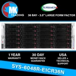 Supermicro SSG-6048R-E1CR36N 36B Lff 4U Server -V2- Choose Cpus/ram Wholesale. Fixed Price $743.00.