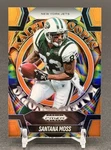 2025 Panini Prizm Black - Santana Moss Kaleidoscopic Orange Parallel /49 #18. Fixed Price $36.95.