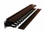 Belden 9512-1901-S0001 19" 1U Panel Cable Management Duct Black New. Fixed Price $14.99.