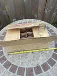 Oz Glass Jars Vintage Case Of 24 Great For Jelly, Jam, Crafts, Nails/screws. Fixed Price $19.99.