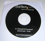 Startech 5.1 Channel Surround Card Driver Install Cd-rom PCISOUND5CH2. Fixed Price $12.00.