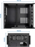 Rosewill 8 Gpu Mining Case, Ai Server Supports Dual Psu's, 6U Chassis. Fixed Price $165.00.