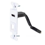 C2G Hdmi Pass Through Decorative Wall Plate With Keystone White Model 39711. Fixed Price $56.32.