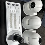 Control Sony Ptz RM-BR300 With Kit 3X Cameras Srg -300SE. Fixed Price $499.00.