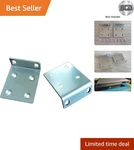 Durable Silver Rack Mount Ears For Ubiquiti 1U Devices - Easy Installation Kit. Fixed Price $11.97.