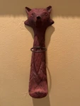 Vintage Red Fox 10.5 Resin Wall Bud Vase Holder HB-80. Fixed Price $18.44.