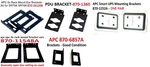 Apc Ups Bracket 870-24120B, 870-11548A, 870-6857A, 870-1252A. Fixed Price $22.99.