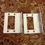 New 2U Mounting Brackets Ideal For Back - Board Installation. Fixed Price $6.00.