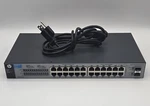 1810-24 24-PORT Gigabit Ethernet Switch J9801A With Power Cord.. Fixed Price $25.00.