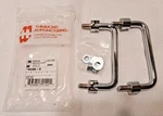 Hammond M286-6 Folding Chrome Plated Spring Locked Rack Handles Nos. Fixed Price $35.00.