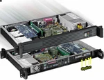 1U ITX(3.5" Open Or 2X2.5" Hd)") (riser Case)(rackmount CHASSIS)(DEPTH:9.84) New. Fixed Price $99.95.