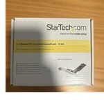 Startech.com 5.1 Channel 16-BIT Surround Card 3.5MM PCISOUND5CH2. Fixed Price $16.98.
