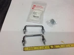 Hammond M286-6 Chrome Plated Spring Locked Folding Rack Handles. New Bag. Fixed Price $58.00.