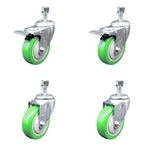 Service Brand Replacement Set For Chief Casters PAC770. Fixed Price $87.64.