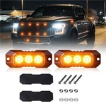Amber Strobe Light Bar 2PCS, Led Emergency Flashing Security Safety Mini Beac.... Fixed Price $51.99.