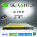 Cisco WS-C4948 48-PORT Gigabit Ethernet Enterprise Switch Fastship. Fixed Price $79.99.