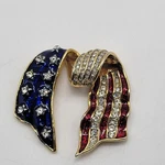 Looping American Neckslide 2005 Signed Excellent Waving Flag. Fixed Price $19.99.
