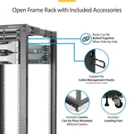 Startech Adjustable Depth Open Frame Server 4POSTRACK25U. Fixed Price $300.00.